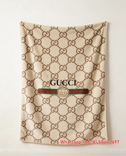 Gucci Signature Monogram & Web Stripe Throw blankets IMG_2674